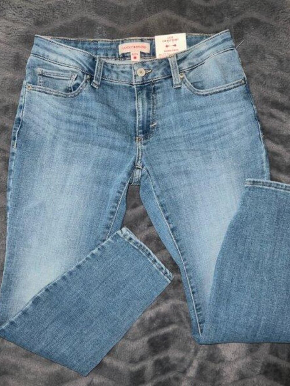 Lucky Brand Women's Lizzie Low-Rise Skinny Jeans Advanced Stretch 4/27 Ankle NWT